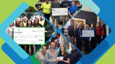 [Image: Collage of 4 photos of employees with donation checks on blue, green and teal background.] Our 2K Your Way grant program invests in local organizations that are important to our employees. Learn more about this year’s grants.
