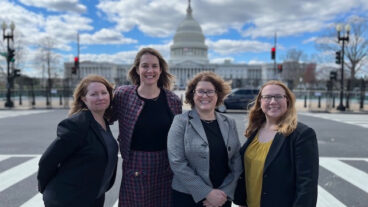 Domtar’s Tina Howard joined industry allies in Washington, D.C., as part of our ongoing postal service advocacy.