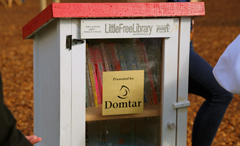 Domtar Sponsors Little Free Library
