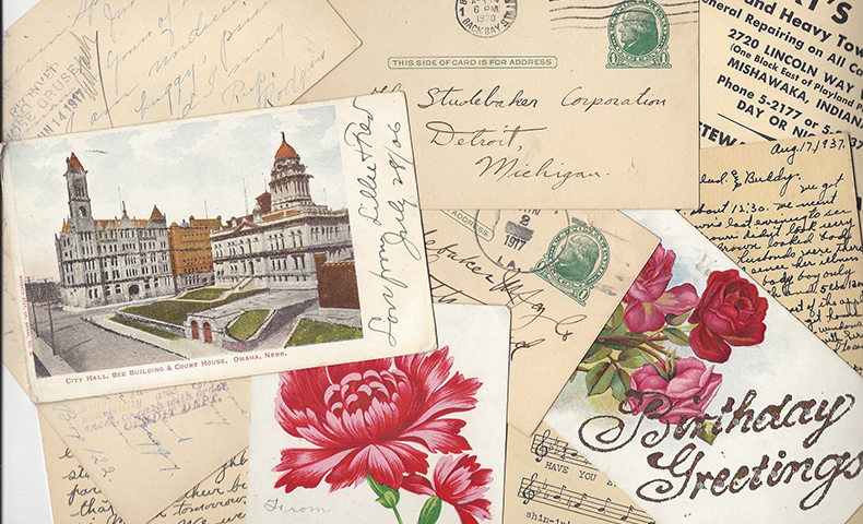 vintage postcard collection