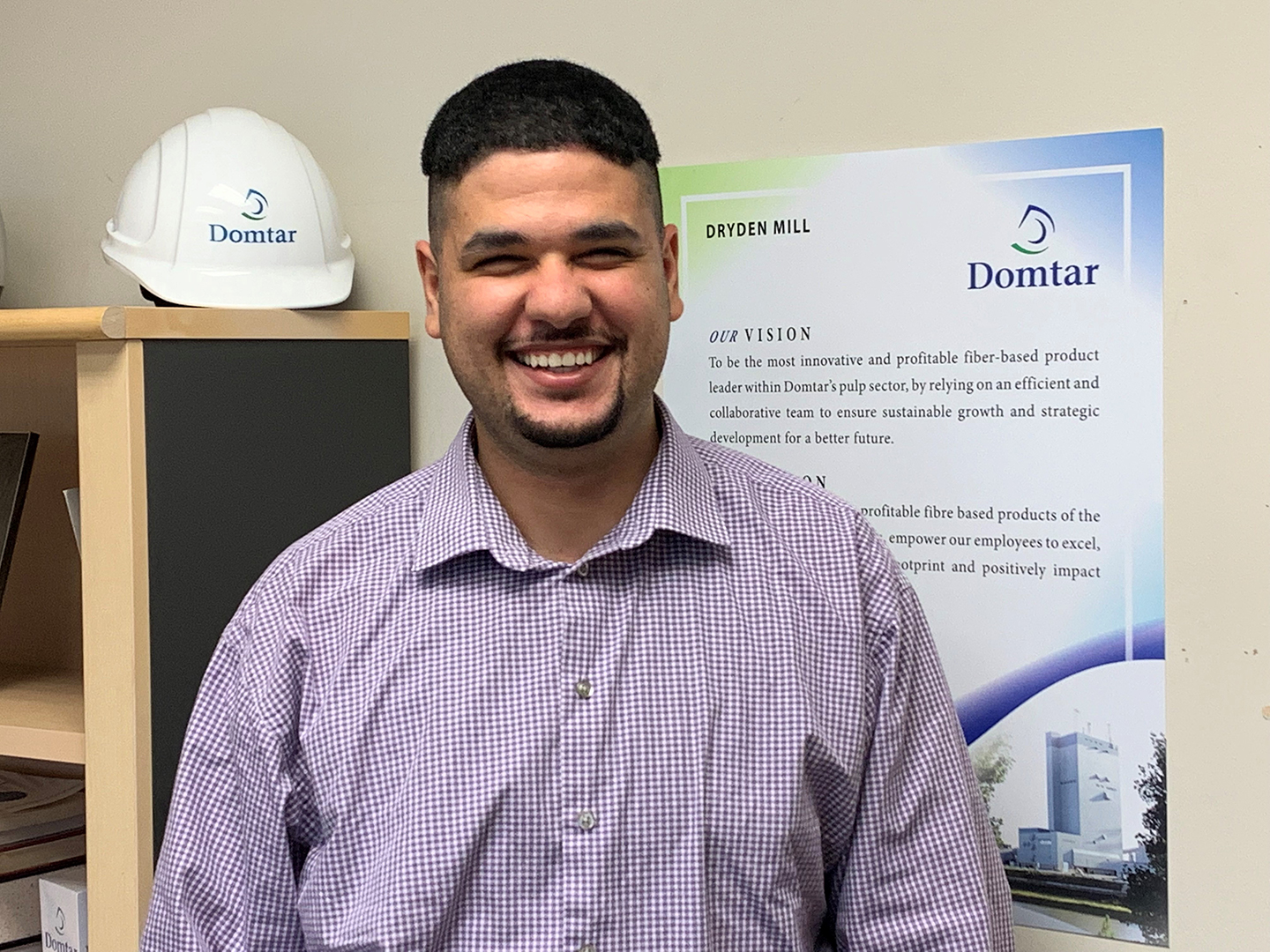 Hassen Debbache is one of Domtar's environmental engineers.