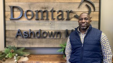 Trevelyan Hodge's career path from hourly to salary at Domtar