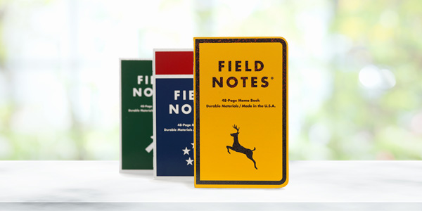 field notes use Lynx and Cougar paper in their production process