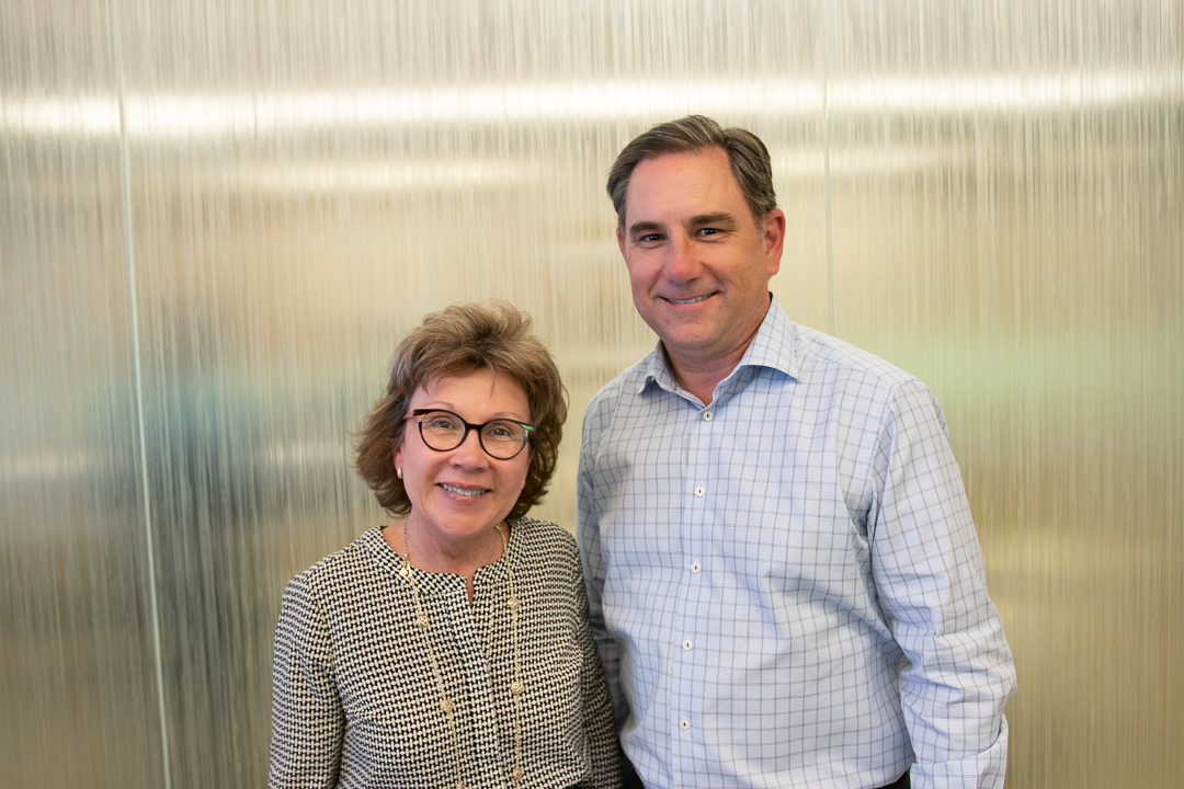 Rob Melton, Domtar leader, and Mary Anne Hansan of the Paper & Packaging Board